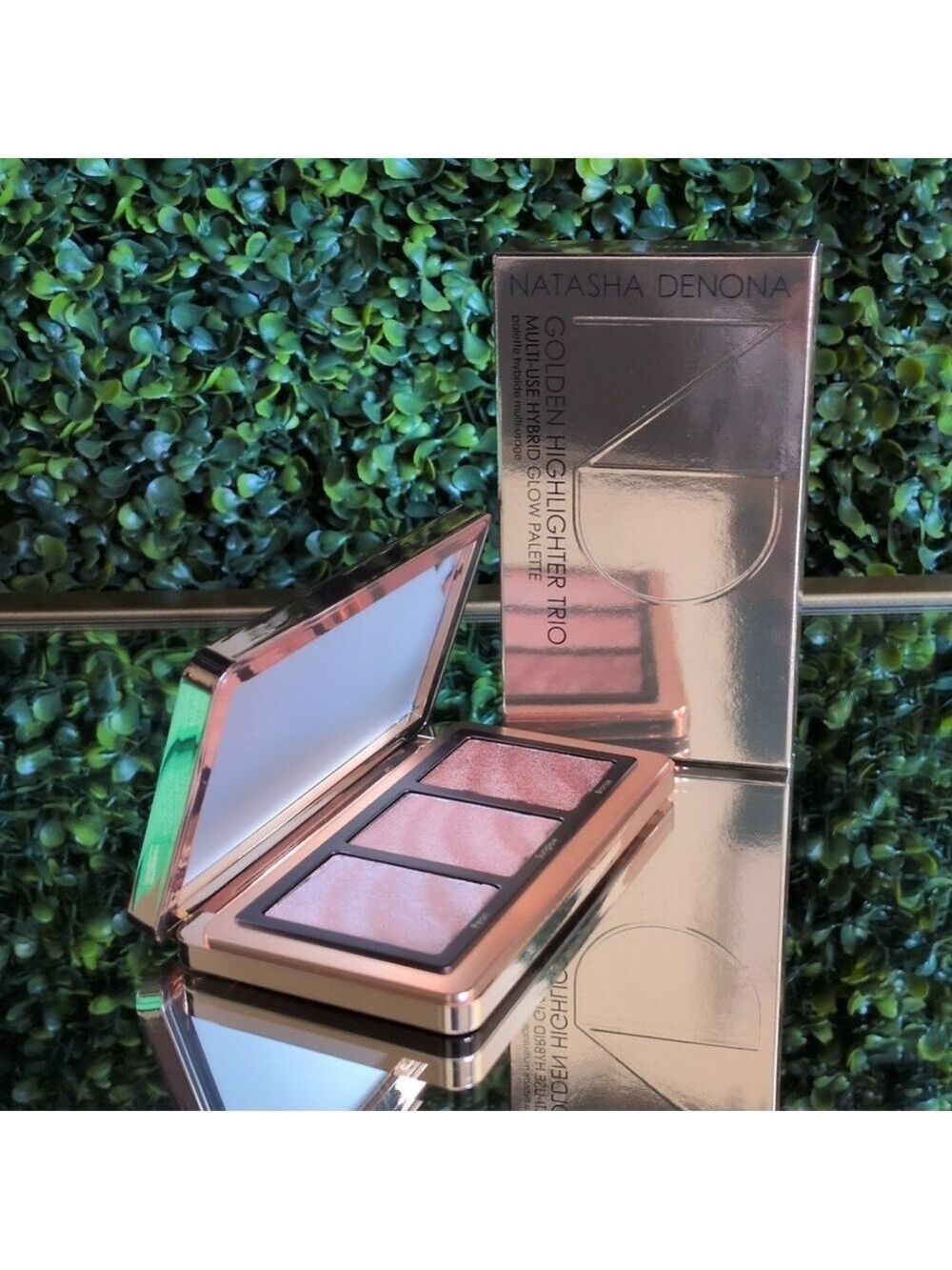 Natasha Denona GOLDEN Highlighter Trio | NEW | ND | Cheek Glow Palette